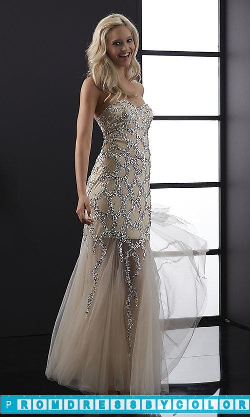 Mariage - $303 Black Prom Dresses - Long Beaded Strapless Sweetheart Dress at www.promdressbycolor.com