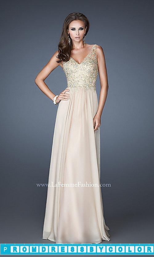 Mariage - $183 Designer Prom Dresses - Sleeveless Prom Gown by La Femme 18932 at www.promdressbycolor.com