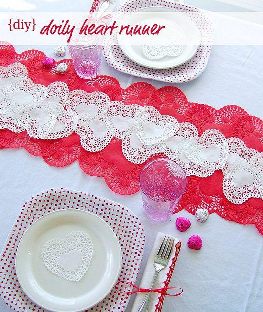Wedding - Hi Sugarplum!: {Valentine's Day} Paper Heart Runner