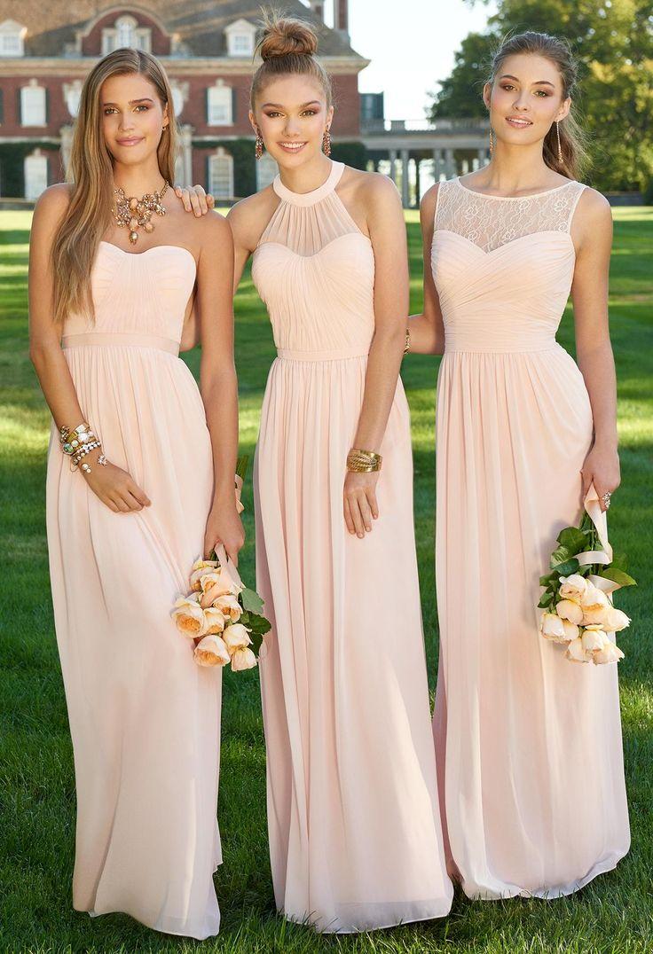 Wedding - Lace Illusion Neckline Dress