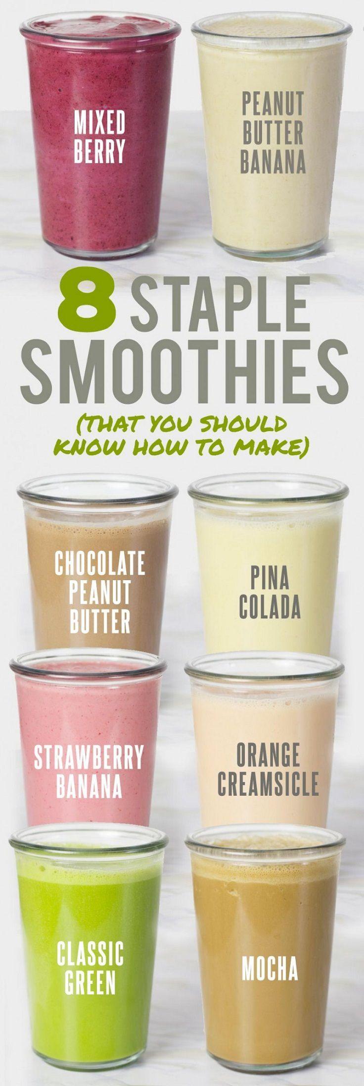 Wedding - 8 Staple Smoothies You Should Know How To Make