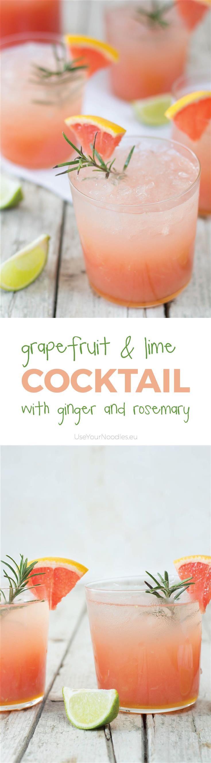 زفاف - Grapefruit-Lime Coctail