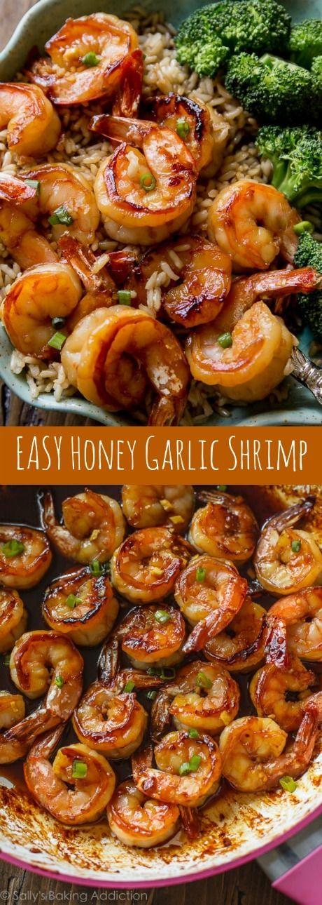 Hochzeit - 20 Minute Honey Garlic Shrimp