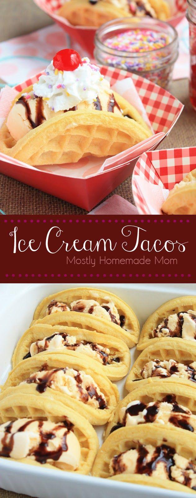 Hochzeit - Ice Cream Tacos