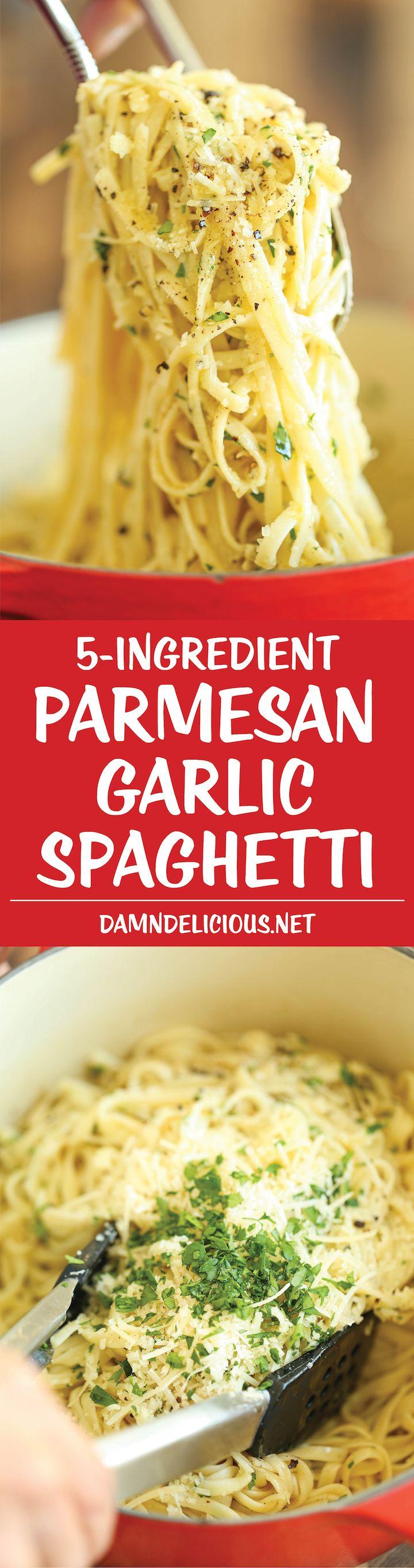 زفاف - Parmesan Garlic Spaghetti