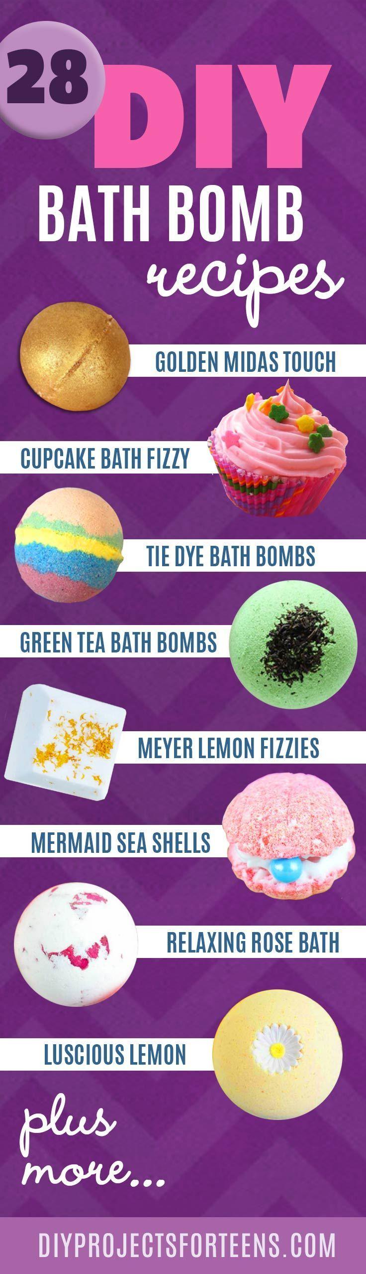 Hochzeit - The 28 Most Fabulous DIY Bath Bomb Recipes Ever