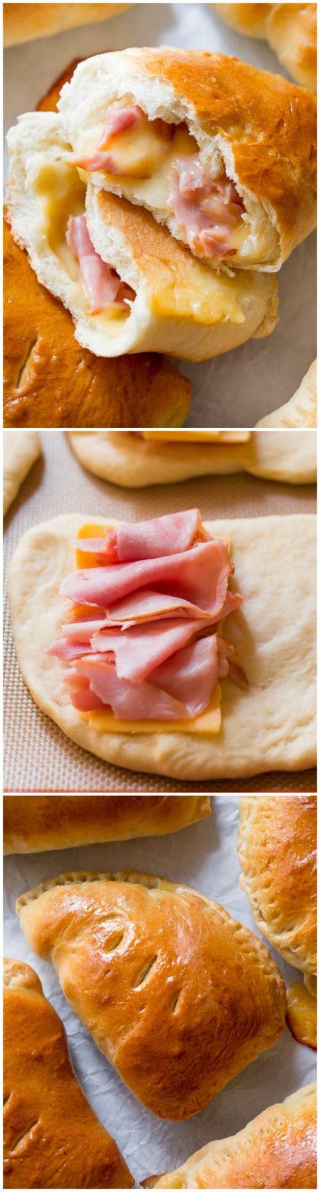 زفاف - Homemade Ham & Cheese Pockets