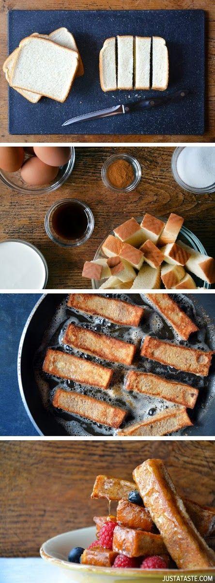 زفاف - Easy Cinnamon French Toast Sticks