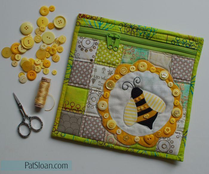 Hochzeit - Pat Sloan: Free Bumble Bee Pouch Pattern!