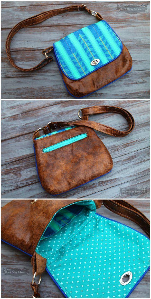 زفاف - Lilac Mini Messenger Bag – Free Pattern