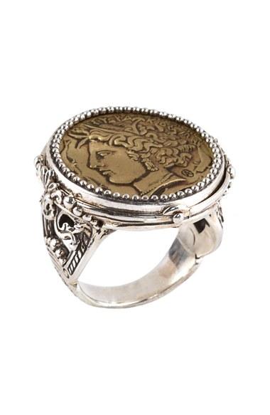 زفاف - Konstantino 'Arethusa' Coin Ring 