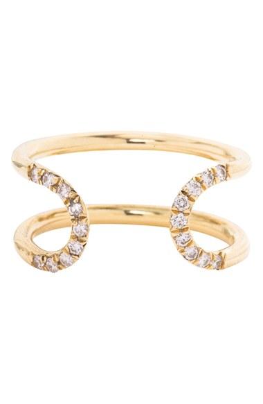 زفاف - MOCIUN 'Pavé Loop' Diamond Open Ring 