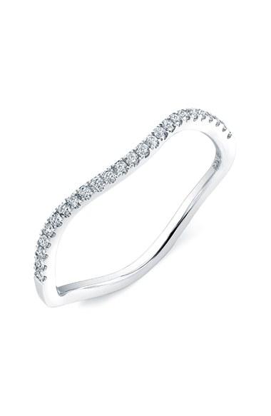 Mariage - Bony Levy Stackable Wavy Diamond Ring (Nordstrom Exclusive) 