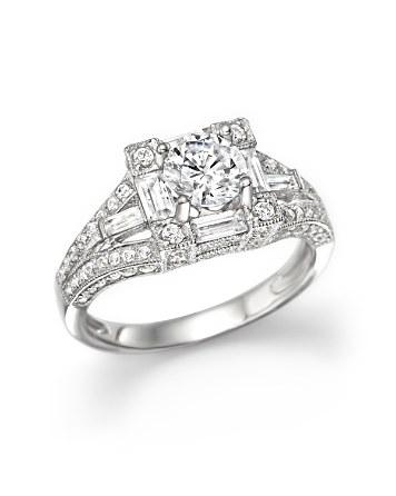 زفاف - Bloomingdale&#039;s Certified Diamond Ring in 14K White Gold, 2.45 ct. t.w.