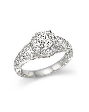 زفاف - Bloomingdale&#039;s Certified Diamond Ring in 14K White Gold, 1.90 ct. t.w.