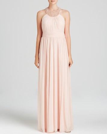 Mariage - Decode 1.8 Gown - Faux Pearl Embellished Open Back