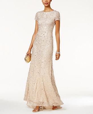 Wedding - Adrianna Papell Beaded Gown