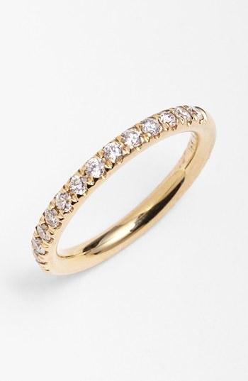 زفاف - Bony Levy 'Stackable' Diamond Band Ring (Nordstrom Exclusive) 