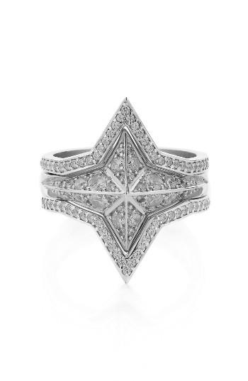 زفاف - Meadowlark Set of 3 Diamond Pavé Star Rings 