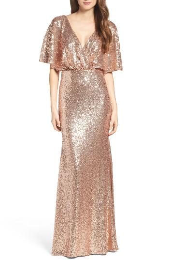 Mariage - Watters Elson Sequin Blouson Gown