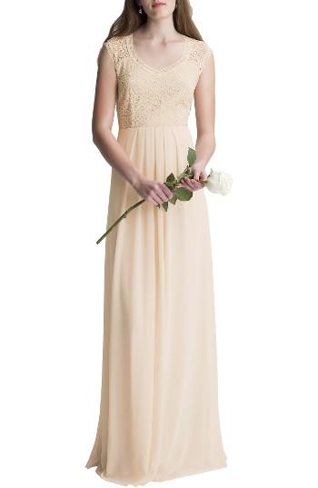 Hochzeit - Lace Bodice A-Line Gown