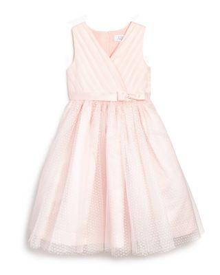 زفاف - US Angels Girls&#039; Tulle Overlay Ballerina Flower Girl Dress - Sizes 7-14