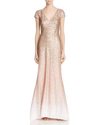 Mariage - Carmen Marc Valvo Infusion Ombr&eacute; Sequin Gown