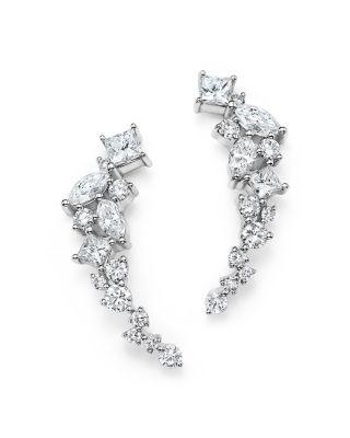 Свадьба - Bloomingdale&#039;s Diamond Fancy Cut Ear Climbers in 14K White Gold, 1.0 ct. t.w.&nbsp;- 100% Exclusive