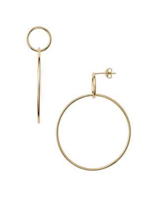 Mariage - Jules Smith Double Circle Hoop Earrings