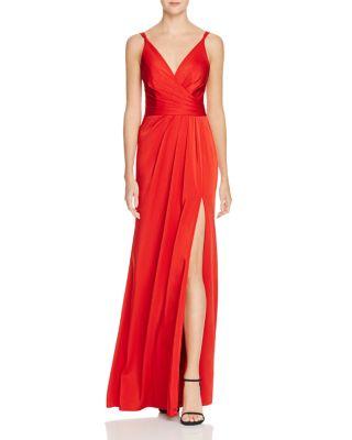 Wedding - Faviana Couture Faille Satin Draped Gown