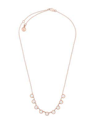 زفاف - Michael Kors Embellished Strand Necklace, 16&#034;