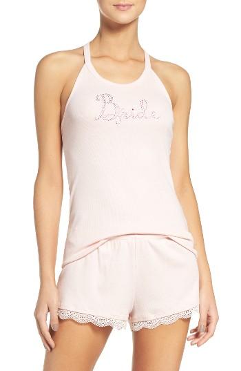 Hochzeit - Betsey Johnson Bride Short Pajamas 