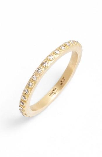 زفاف - Armenta Sueno Champagne Diamond Band Ring 