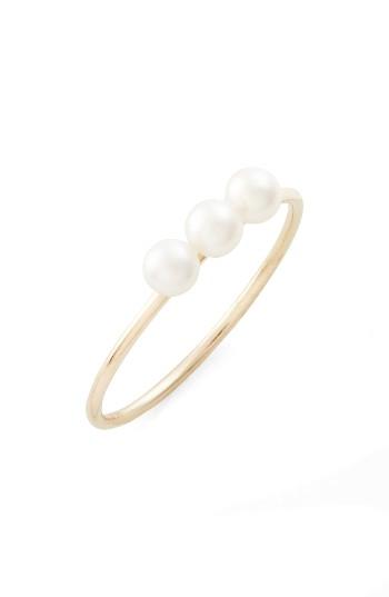 Hochzeit - EF COLLECTION Pearl Stacking Ring 