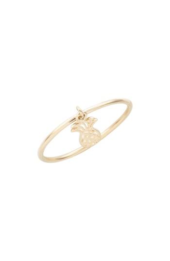 Wedding - Poppy Finch Skinny Charm Ring 
