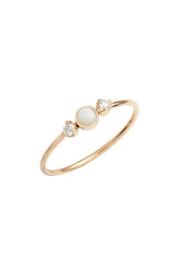 زفاف - Zoë Chicco Diamond & Opal Cluster Ring 