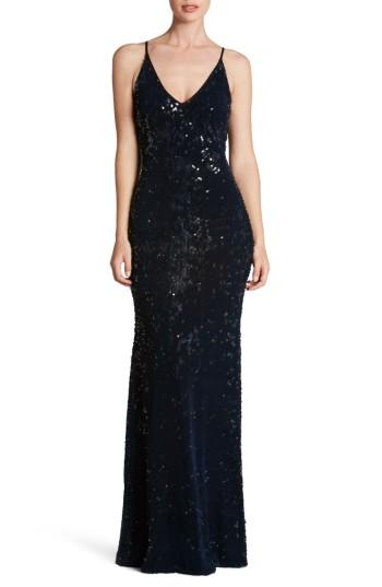 Mariage - Dress the Population Vanessa Sequin Gown 