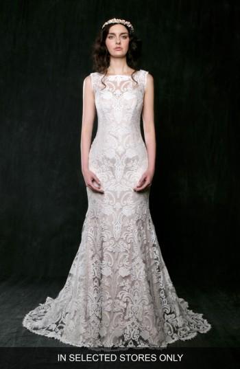 Hochzeit - Sareh Nouri Jonquil Lace Mermaid Gown (In Selected Stores Only) 