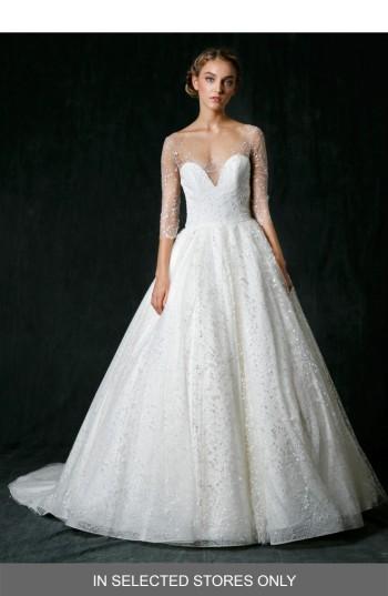 Hochzeit - Sareh Nouri Nannette Sparkle Lace Ballgown (In Selected Stores Only) 