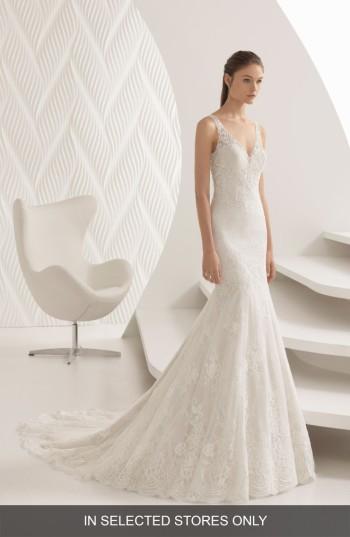 Mariage - Rosa Clara Acuario Beaded Lace Trumpet Gown 