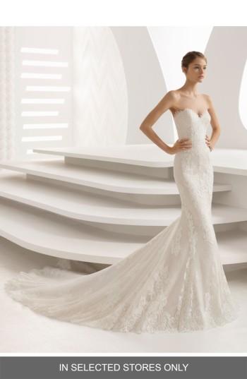 Wedding - Rosa Clara Abril Strapless Sweetheart Lace Mermaid Gown 