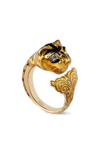 Mariage - Gucci Le Marche Feline Head Ring 