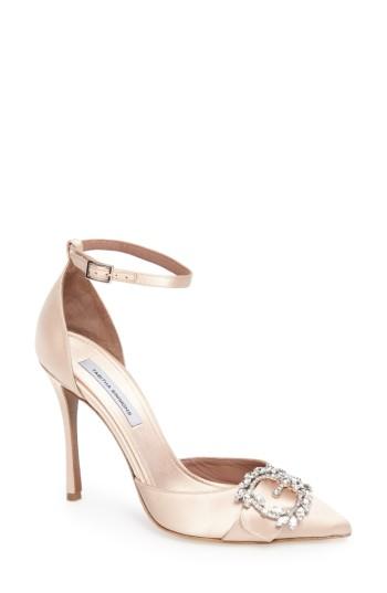 Mariage - Tabitha Simmons Tie The Knot Crystal Buckle Pump