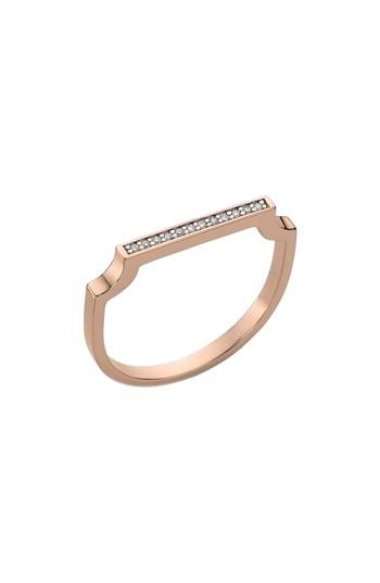 زفاف - Monica Vinader Signature Thin Diamond Ring 