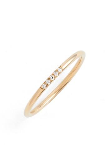 زفاف - Zoë Chicco French Pavé Diamond Stacking Ring 