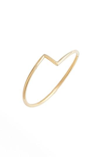 Hochzeit - Bony Levy Thin Zigzag Stacking Ring (Nordstrom Exclusive) 