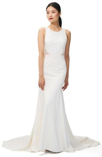 Mariage - Jenny Yoo Reid Lace & Crepe Trumpet Gown 