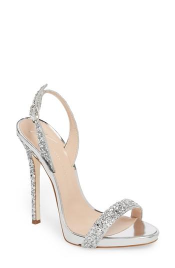 Wedding - Giuseppe Zanotti Glitter Slingback Sandal (Women) 