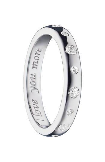 Wedding - Monica Rich Kosann Love You More White Sapphire Ring 