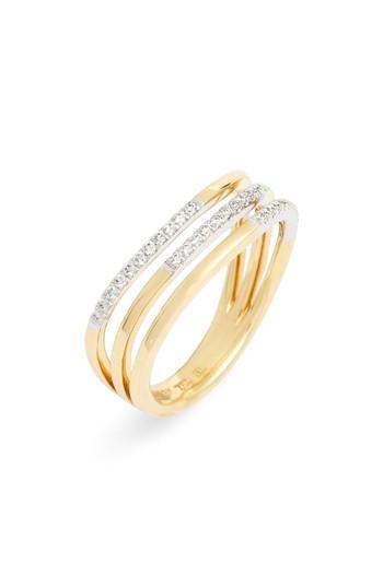 زفاف - Bony Levy Triple-Row Diamond Ring (Nordstrom Exclusive) 